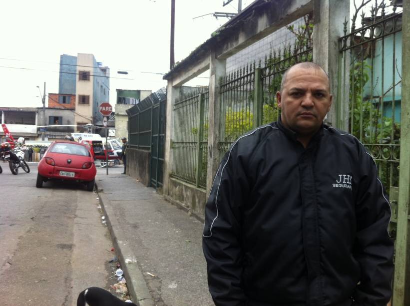 O empresário José Honório da Silva estava mora na região e estava perto do local quando a construção desabou O empresário José Honório da Silva estava mora na região e estava perto do local quando a construção desabou