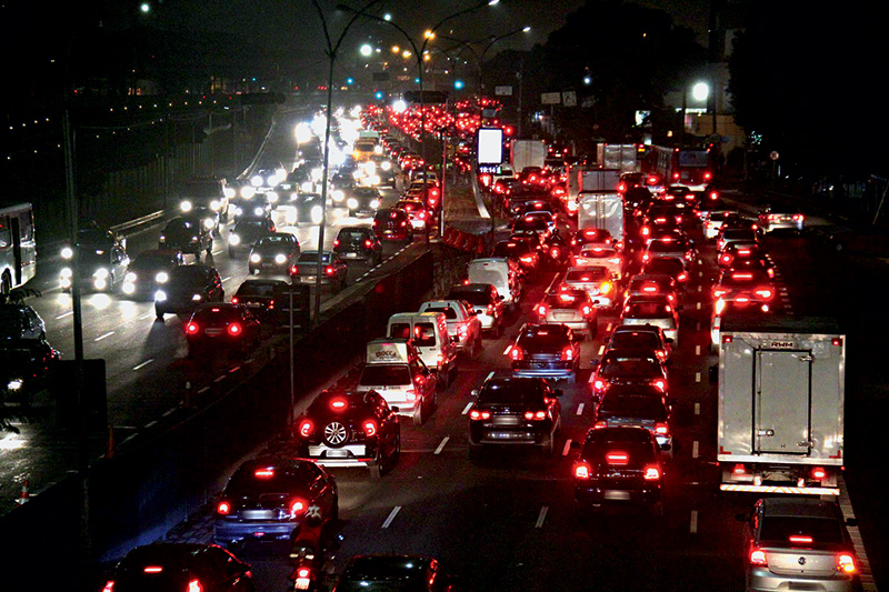 trânsito radial leste