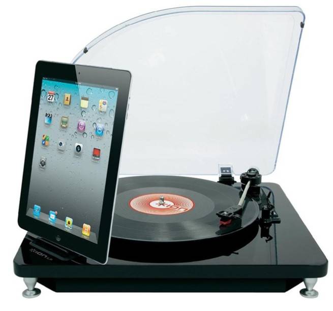 Toca-discos com entrada para iPad, R$ 769,90, da <a href="https://www.loopday.com.br/" rel="Loopday" target="_blank">Loopday</a>