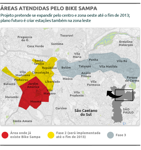 Bike Sampa vai se expandir para a Zona Leste