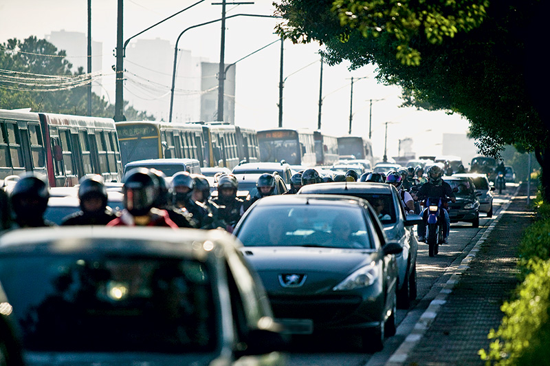 Trânsito na Radial Leste