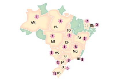 Mapa Brasil Mistérios da Cidade 2228