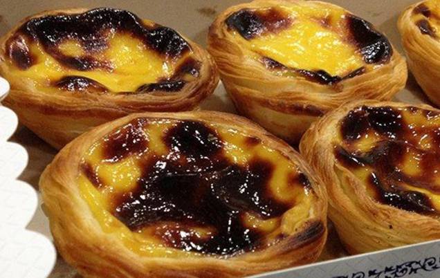 Assim como na matriz, no centro, o pastel de nata é o item mais pedido na Casa Mathilde Assim como na matriz, no centro, o pastel de nata é o item mais pedido na Casa Mathilde