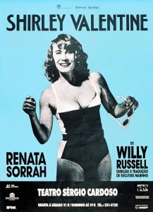 Renata Sorrah - Pôster Shirley Valentine