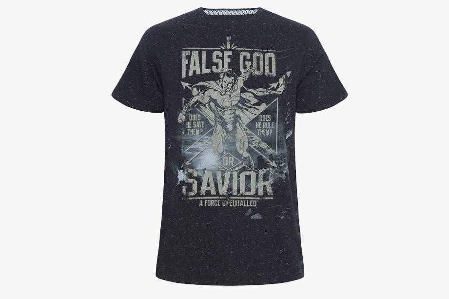 Camiseta em modelagem masculina: R$ 39,99