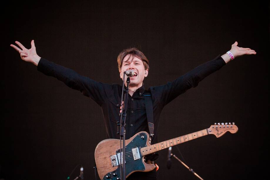 	Alex Kapranos, do Franz Ferdinand, no 2º dia do Lollapalooza 2013