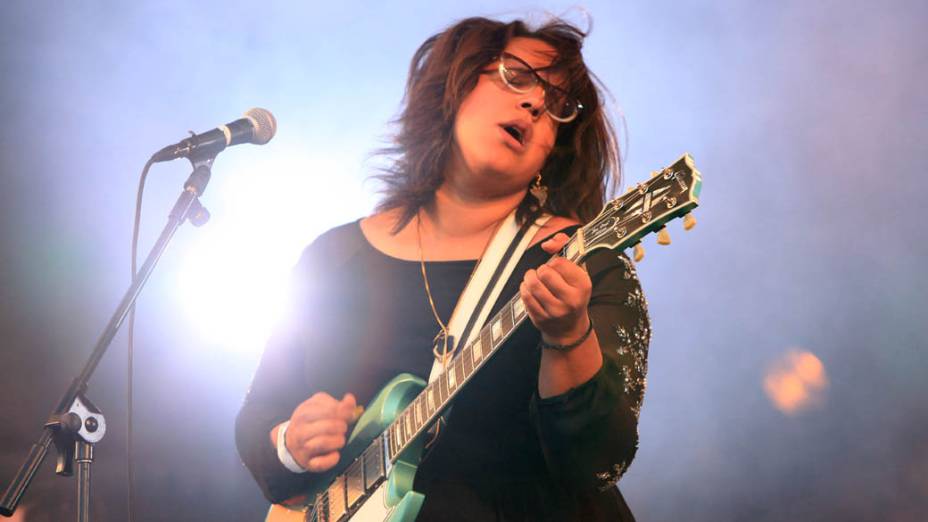 Brittany Howard, do Alabama Shakes, mostrou que não veio ao Lollapalooza à passeio