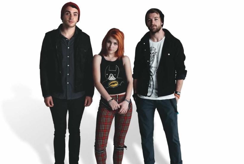 Taylor York, Hayley Williams e Jeremy Davis, da banda americana Paramore, fazem a alegria dos adolescentes Taylor York, Hayley Williams e Jeremy Davis, da banda americana Paramore, fazem a alegria dos adolescentes