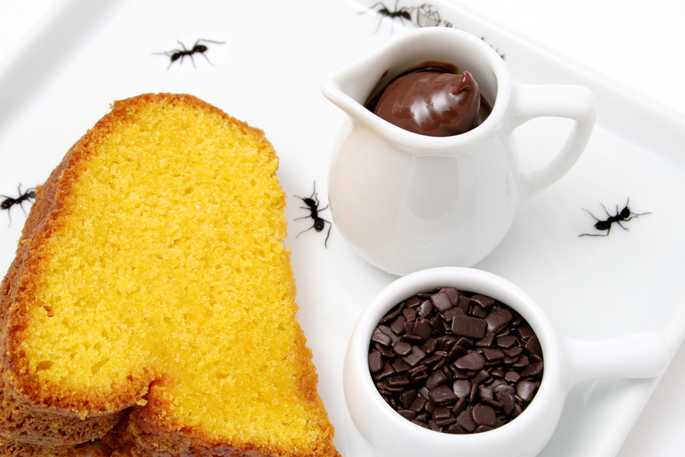 Bolo de fubá, cenoura e mais sabores para acompanhar o cafezinho