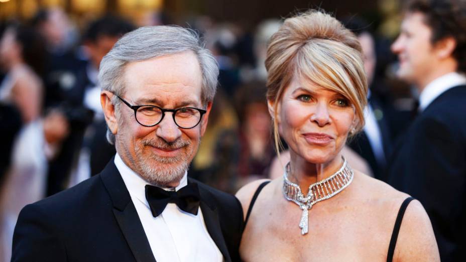Steven Spielberg e sua mulher Kate Capshaw Steven Spielberg e sua mulher Kate Capshaw