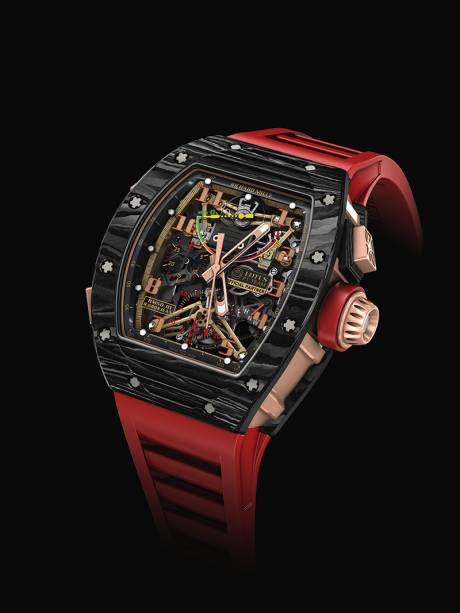 RM 011 Flyback Chronograph: a Richard Mille desenvolveu um carbono com 600 camadas de fi bra