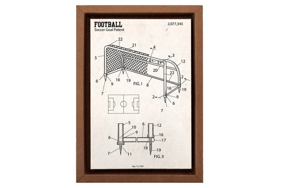 Gravura digital com moldura feita de papelão reciclado: R$ 55,00