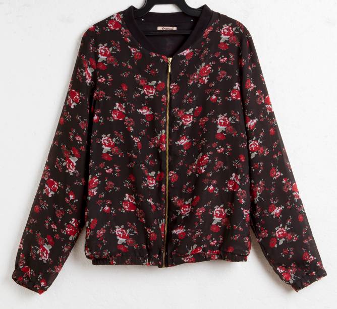 	Bomber jacket. R$ 59,90.