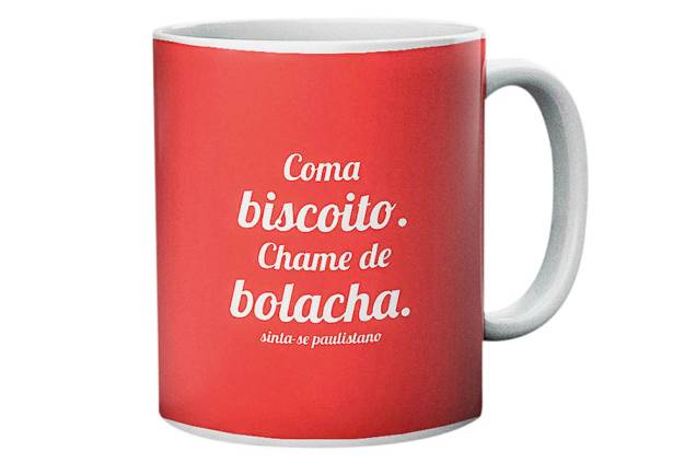 Caneca de cerâmica (340 mililitros): R$ 29,00 Caneca de cerâmica (340 mililitros): R$ 29,00