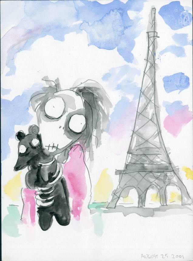 Diversas aquarelas em papel podem ser vistas ao longo da mostra Diversas aquarelas em papel podem ser vistas ao longo da mostra
