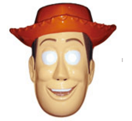 	Máscara Woody (Festimania - 12,90 reais)