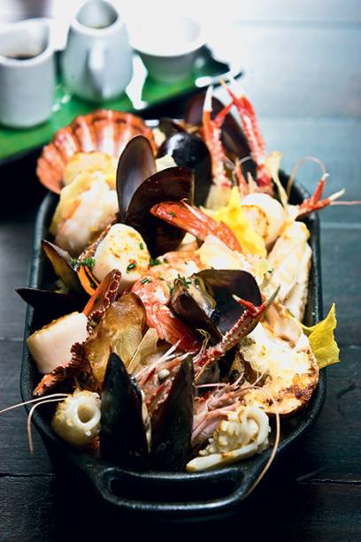 Misto de frutos do mar: o preço depende do peso Misto de frutos do mar: o preço depende do peso