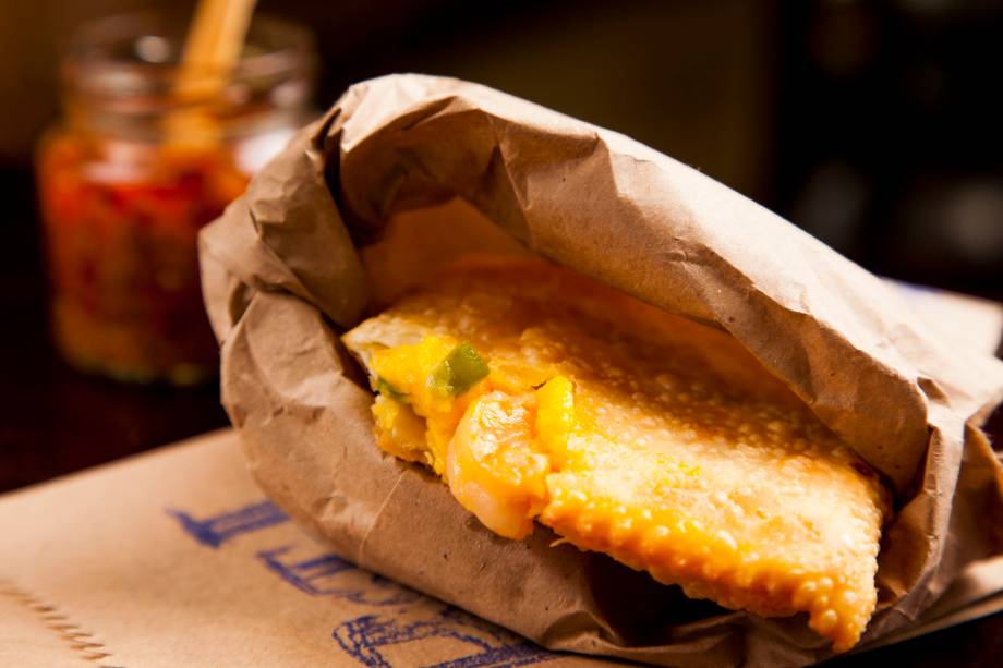 Pastel de bobó de camarão Pastel de bobó de camarão