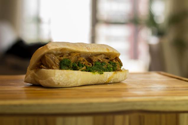 Lanche pulled pork sertanejo, do Alma na Rua Lanche pulled pork sertanejo, do Alma na Rua