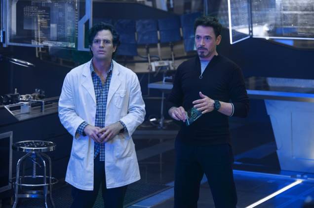 Vingadores: Era de Ultron: os atores Mark Ruffalo e Robert Downey Jr. Vingadores: Era de Ultron: os atores Mark Ruffalo e Robert Downey Jr.