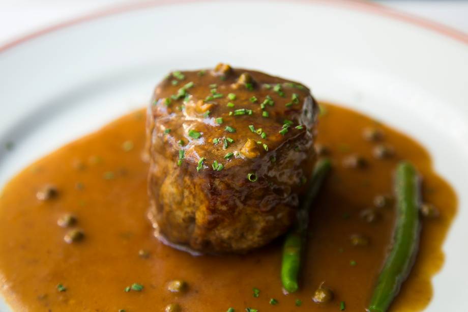 Filet mignon au poivre vert