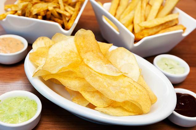 Segunda novidade: fininha no formato de lâmina, ao estilo chips Segunda novidade: fininha no formato de lâmina, ao estilo chips