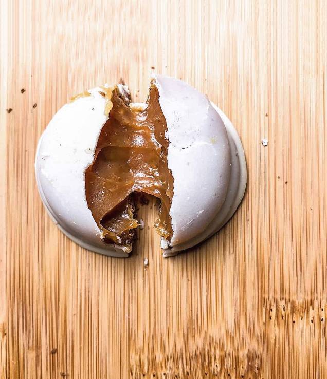 Alfajor: recheado de doce de leite Alfajor: recheado de doce de leite