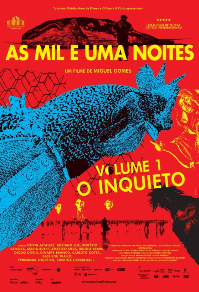 Pôster de As Mil e uma Noites, Volume 1 - O Inquieto Pôster de As Mil e uma Noites, Volume 1 - O Inquieto