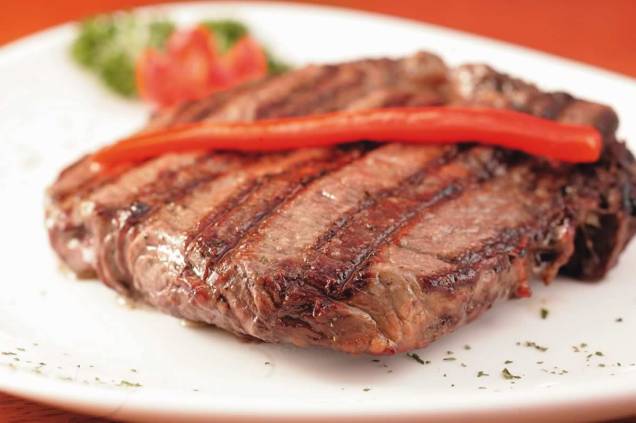 No cardápio da churrascaria Che Bárbaro: bife ancho (contrafilé) No cardápio da churrascaria Che Bárbaro: bife ancho (contrafilé)