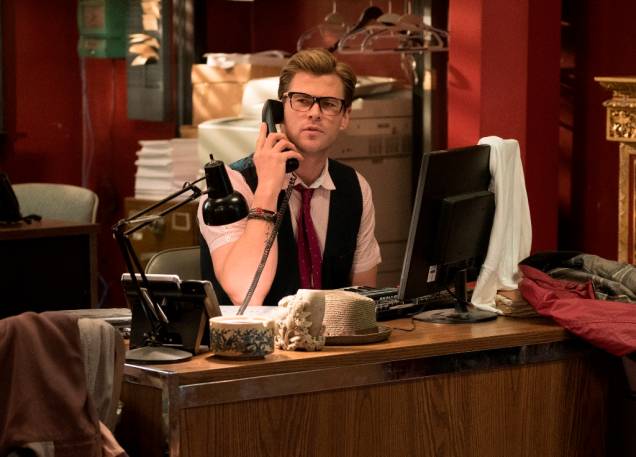 Caça-Fantasmas: o ator Chris Hemsworth rouba a cena do time feminino Caça-Fantasmas: o ator Chris Hemsworth rouba a cena do time feminino