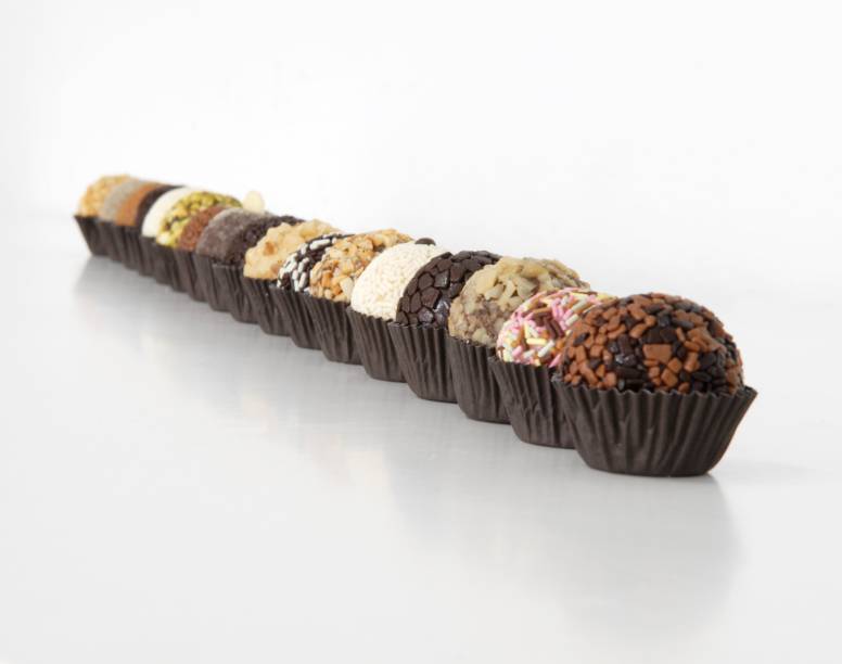 Brigadeiros variados da Anusha Chocolates Brigadeiros variados da Anusha Chocolates