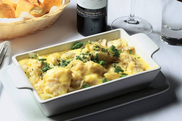 Escondidinho de bacalhau Escondidinho de bacalhau