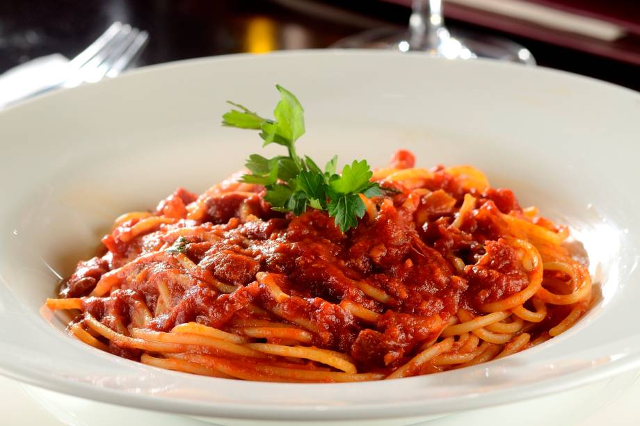 Espaguete à matriciana Espaguete à matriciana