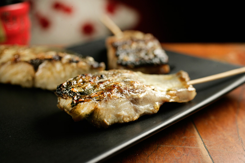 Espetinho de anchova Espetinho de anchova