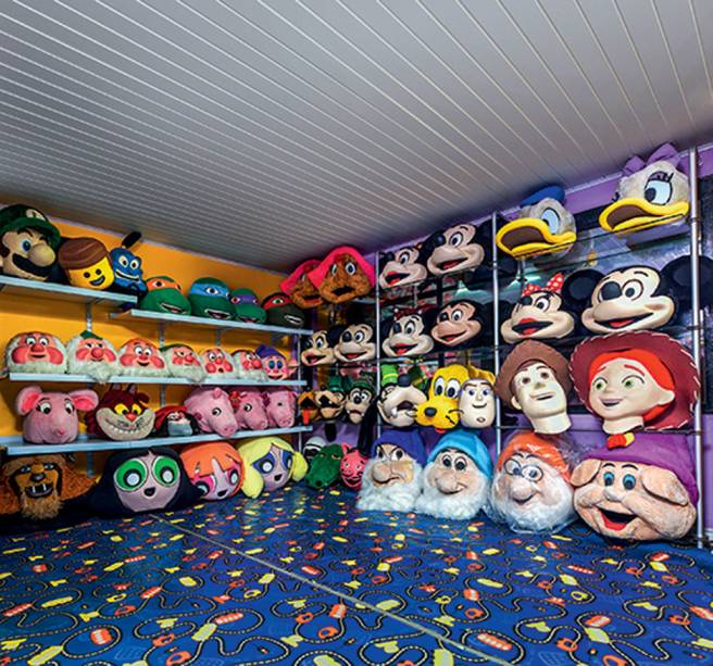 Réplicas de fantasias de personagens da Disney