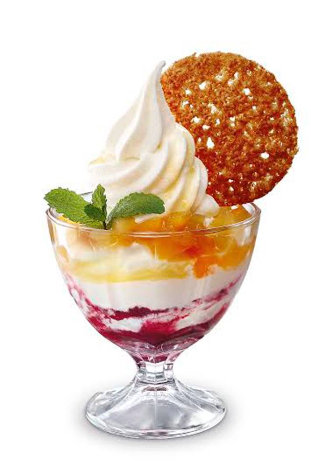Frozen yogurt: sabor damasco Frozen yogurt: sabor damasco