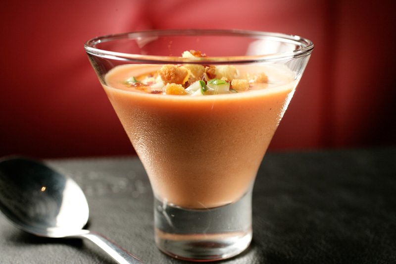 O refrescante gaspacho O refrescante gaspacho