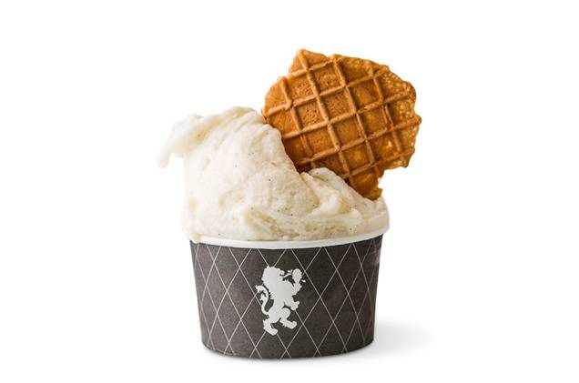 Gelato de baunilha Gelato de baunilha