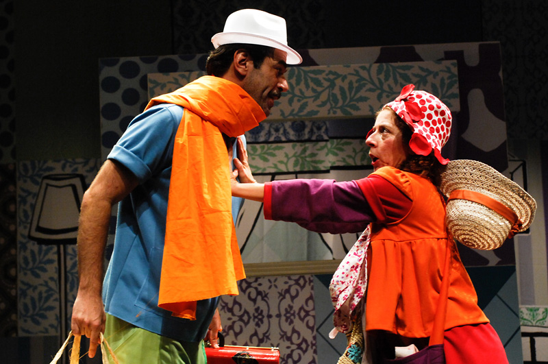 Brincando em família: Guto Togniazzolo e Jackie Obrigon interpretam tio e sobrinha Brincando em família: Guto Togniazzolo e Jackie Obrigon interpretam tio e sobrinha