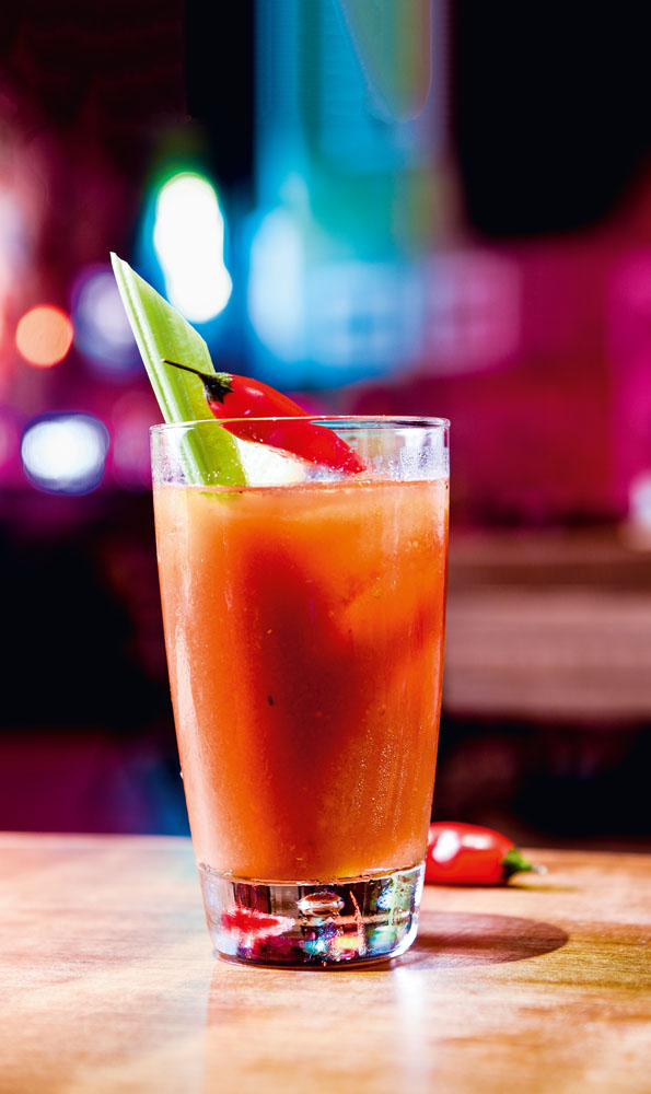 Bloody mary, com toque picante