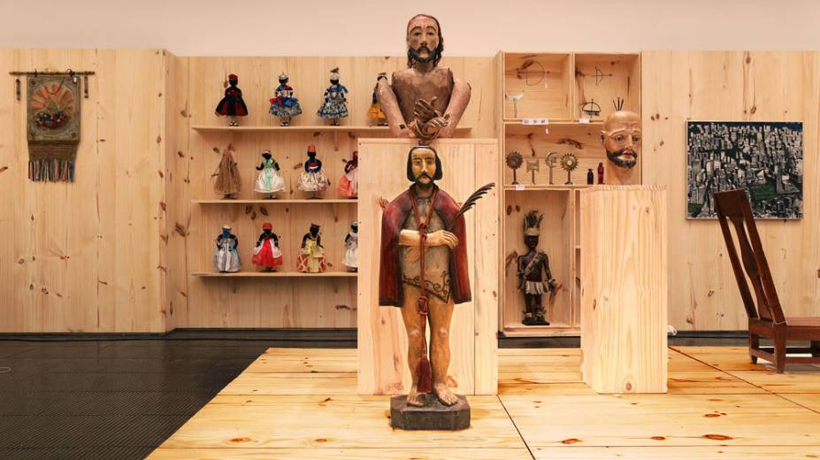 Imagem de Bom Jesus de Pirapora, que integra a mostra