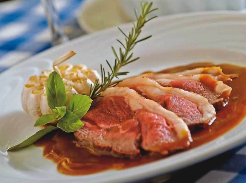 No francês Le Vin Bistro: picanha de cordeiro No francês Le Vin Bistro: picanha de cordeiro