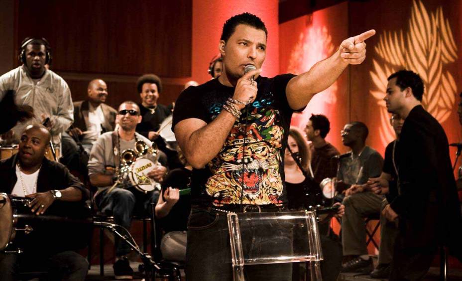 Leandro Lehart: na feijoada do Tatu Bola Leandro Lehart: na feijoada do Tatu Bola