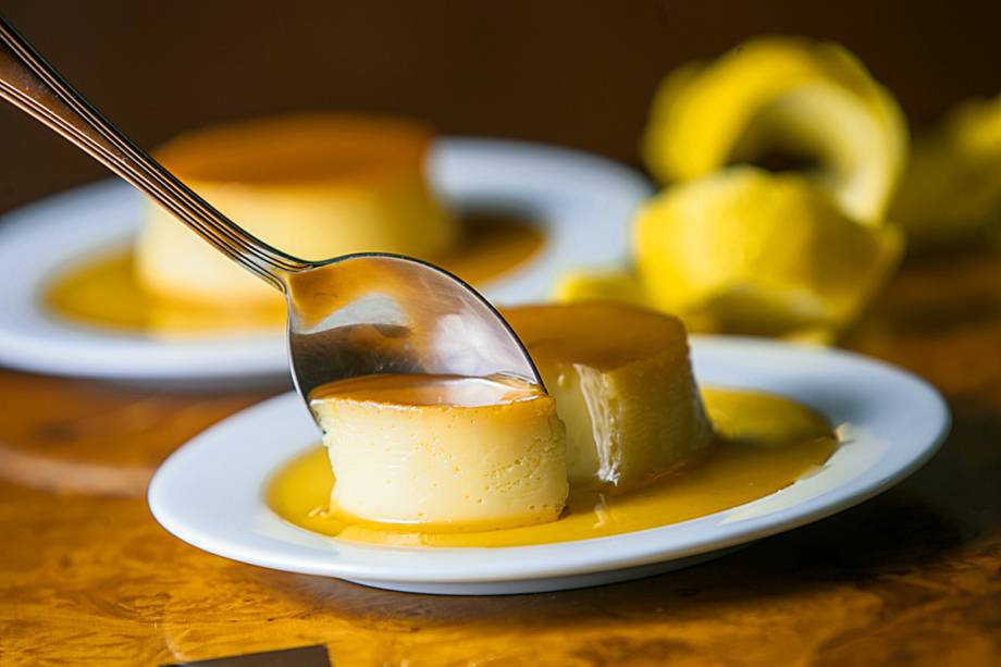 Pudim de limão-siciliano Pudim de limão-siciliano