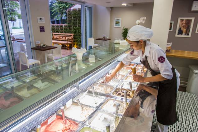 Na carta de sabores há mais de sessenta opções rotativas Na carta de sabores há mais de sessenta opções rotativas