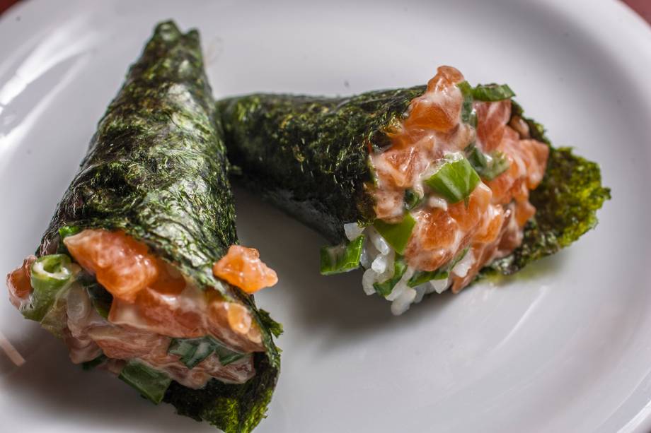 Temaki: comida japonesa também está no menu