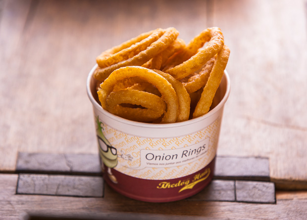 Porção de onion rings Porção de onion rings