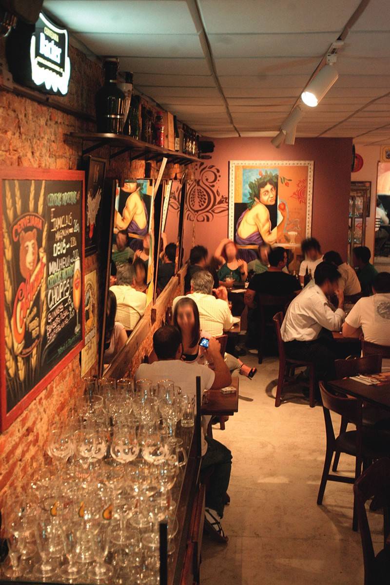 Ambiente do Melograno: a casa montou um novo cardápio de cervejas, com a colaboração da sommelière Cilene Saorin
