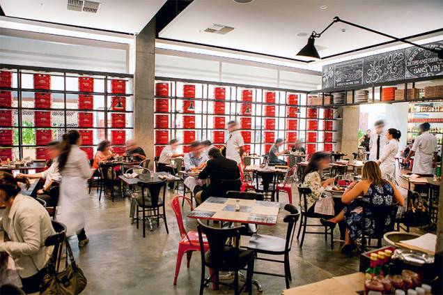 O salão do Ici Brasserie: receita heterodoxa O salão do Ici Brasserie: receita heterodoxa
