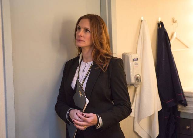 Jogo do Dinheiro: Julia Roberts no papel da produtora Patty Fenn Jogo do Dinheiro: Julia Roberts no papel da produtora Patty Fenn